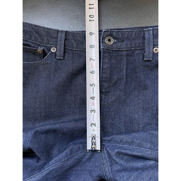 LL Bean Jeans Women's 10P Dark Blue Favorite Fit Mid-Rise Straight Leg Preppy - Picture 8 of 11